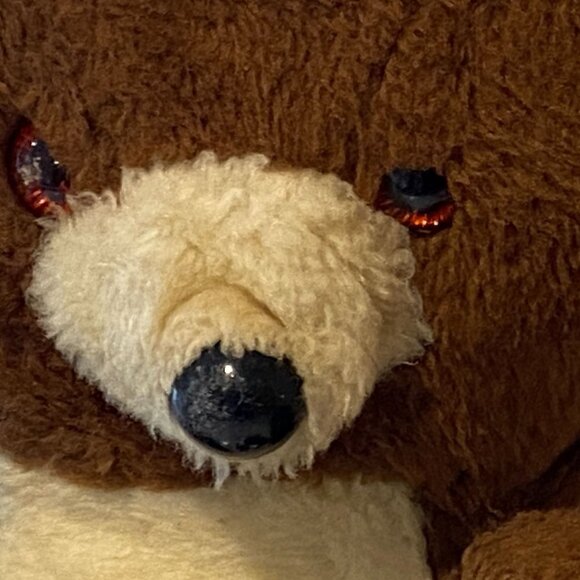 Vintage Teddy Bear Plush Stuffed Animal Happiness Aid by Well-Made Toy Brown - Picture 4 of 11